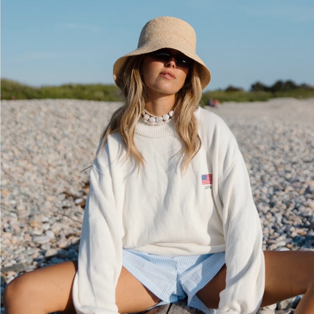 parke flag sweater l/xl
